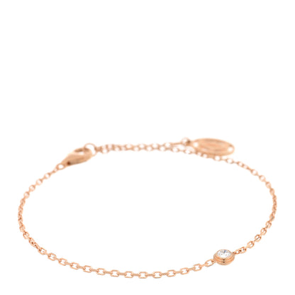 Cartier 18K Pink Gold Diamond SM D'Amour Bracelet 1 of 4