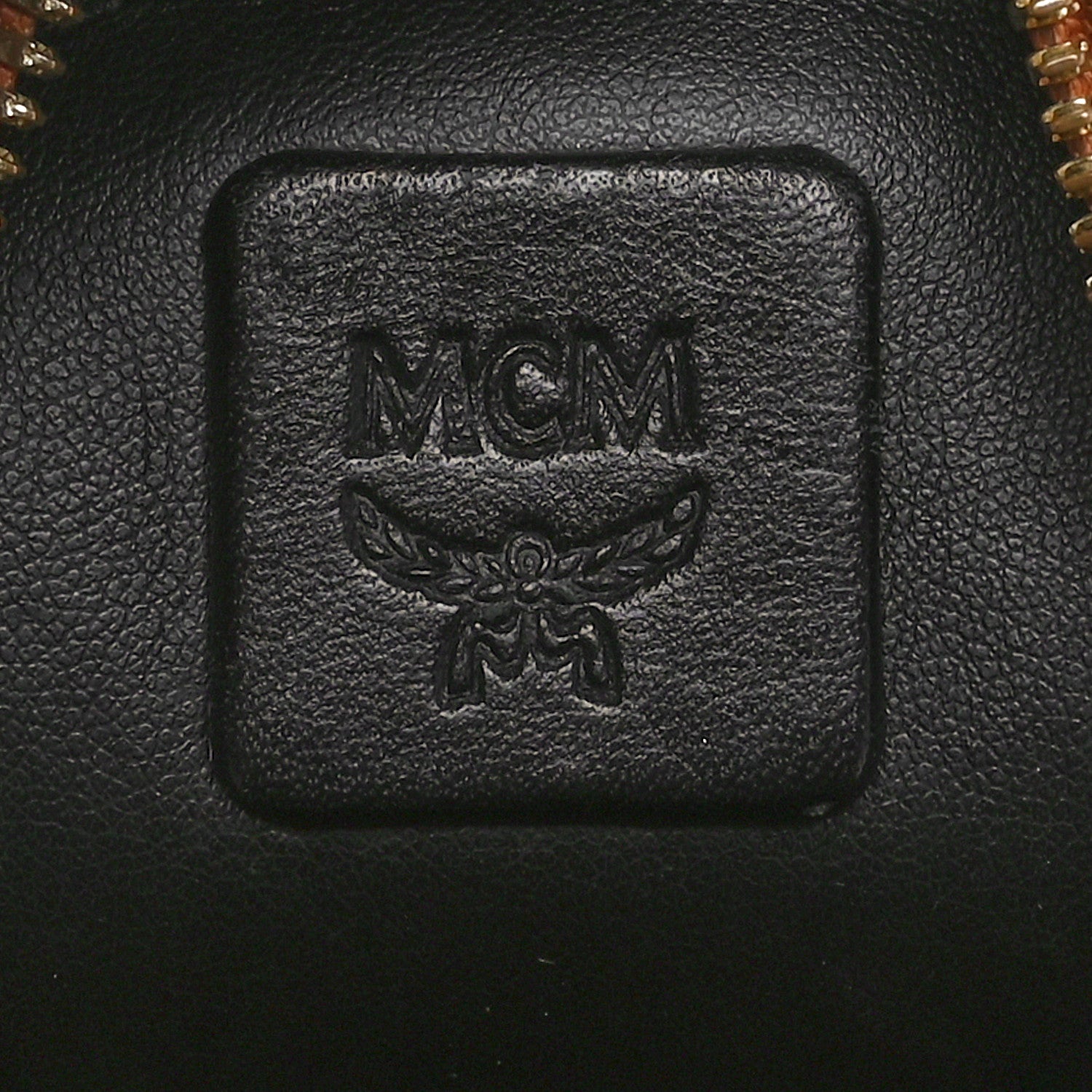 MCM Visetos Side Stud X-Mini Stark Bebe Boo Backpack Cognac 6 of 9