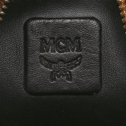 MCM Visetos Side Stud X-Mini Stark Bebe Boo Backpack Cognac 6 of 9