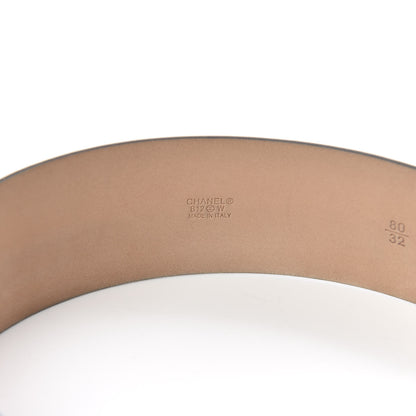 Chanel Calfskin CC Belt 80 32 Black 6 of 9