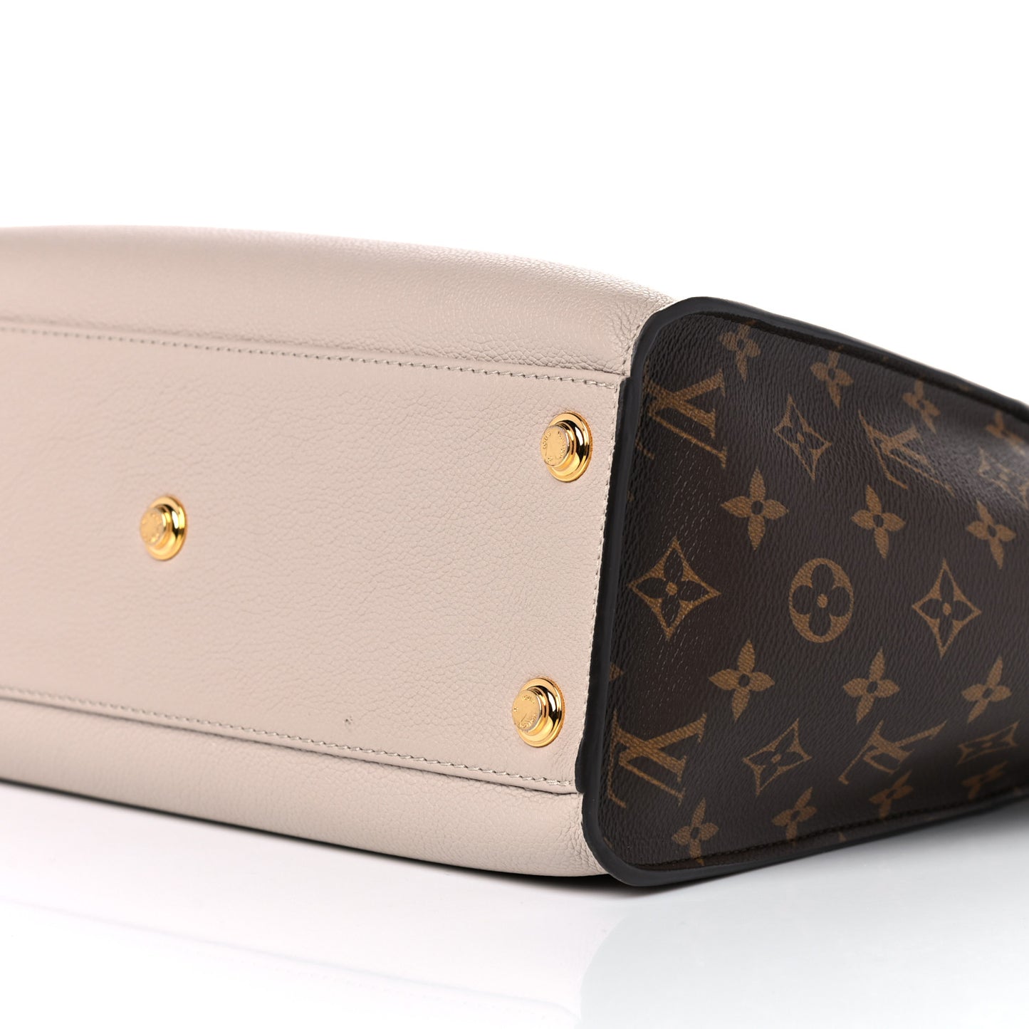 Calfskin Monogram On My Side Greige