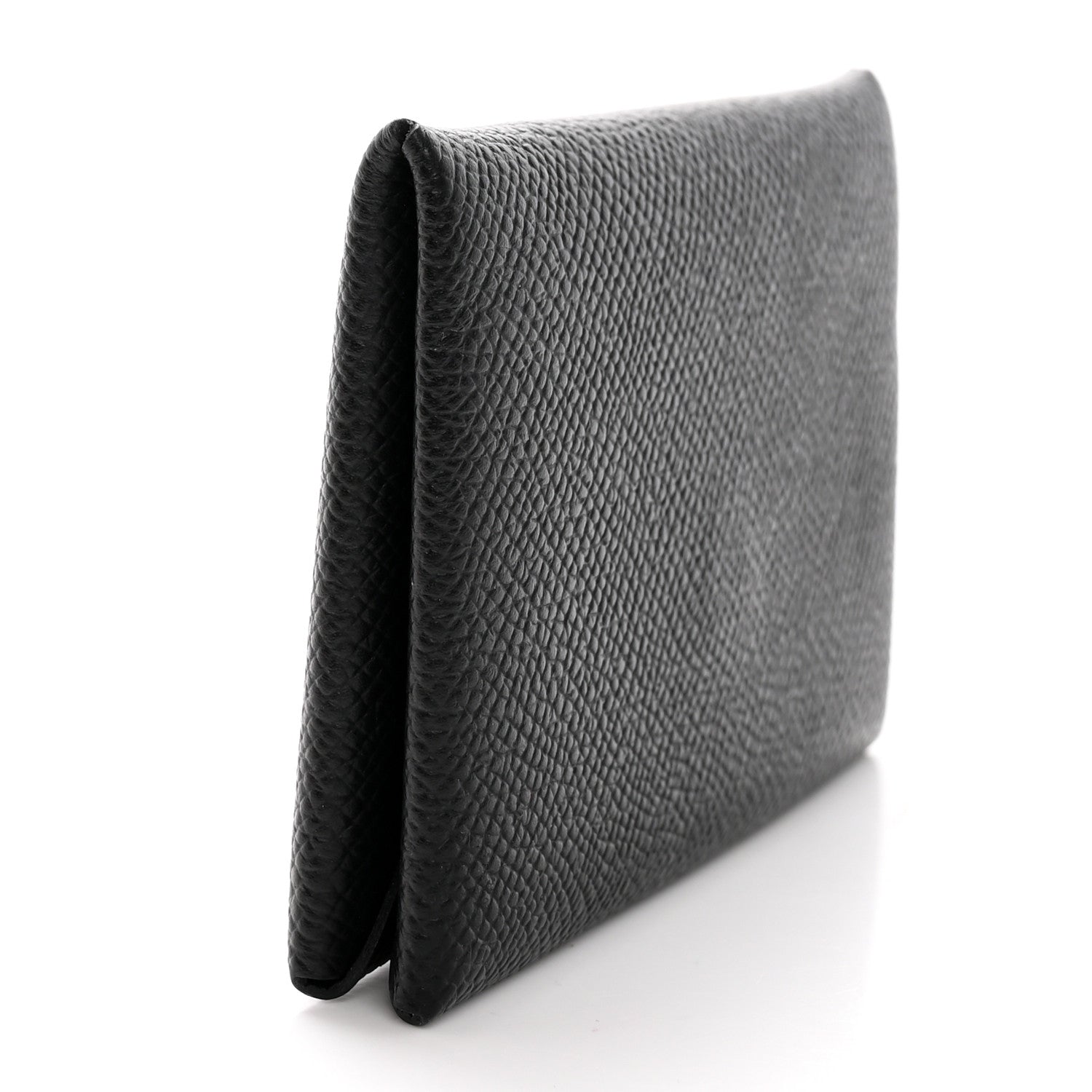 Hermes Epsom Calvi Card Case Black 3 of 8