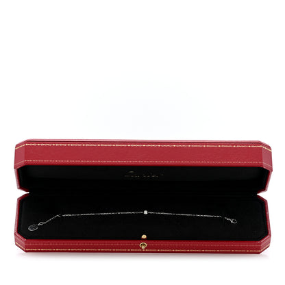 Cartier 18K White Gold Diamond SM D'Amour Bracelet 4 of 4
