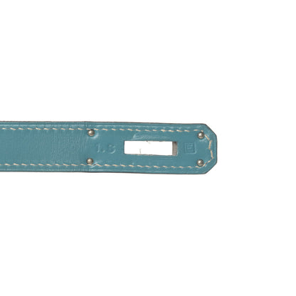 Hermes Box Kelly Sellier 32 Blue Jean 6 of 15