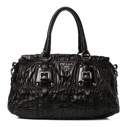 Prada Nappa Gaufre Tote Black 1 of 4