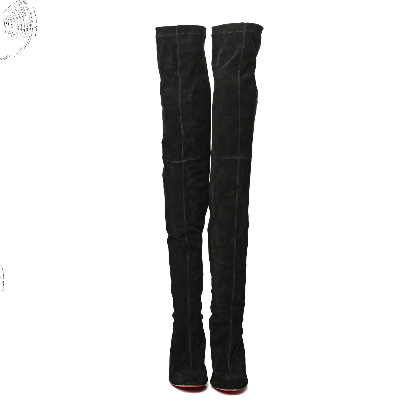 Suede Kiss Me Gina 85 Stretch Over The Knee Boots 40.5 Black