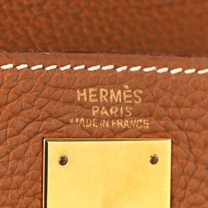Hermes Togo Kelly Retourne 32 Gold 6 of 11