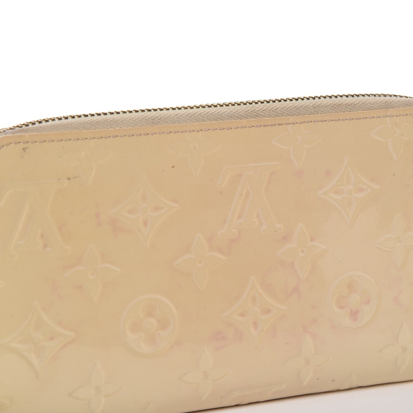 Vernis Zippy Wallet Blanc Corail