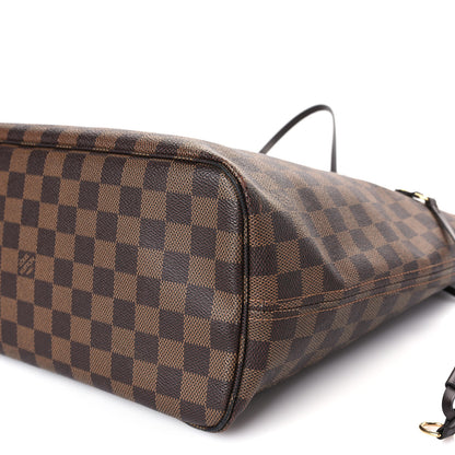 Louis Vuitton Damier Ebene Neo Neverfull MM Rose Ballerine 9 of 9