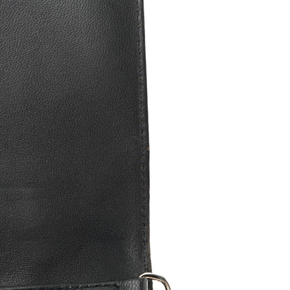 Christian Dior Metallic Patent Micro-Cannage Diorama Wallet on Chain Pouch Silver 14 of 14