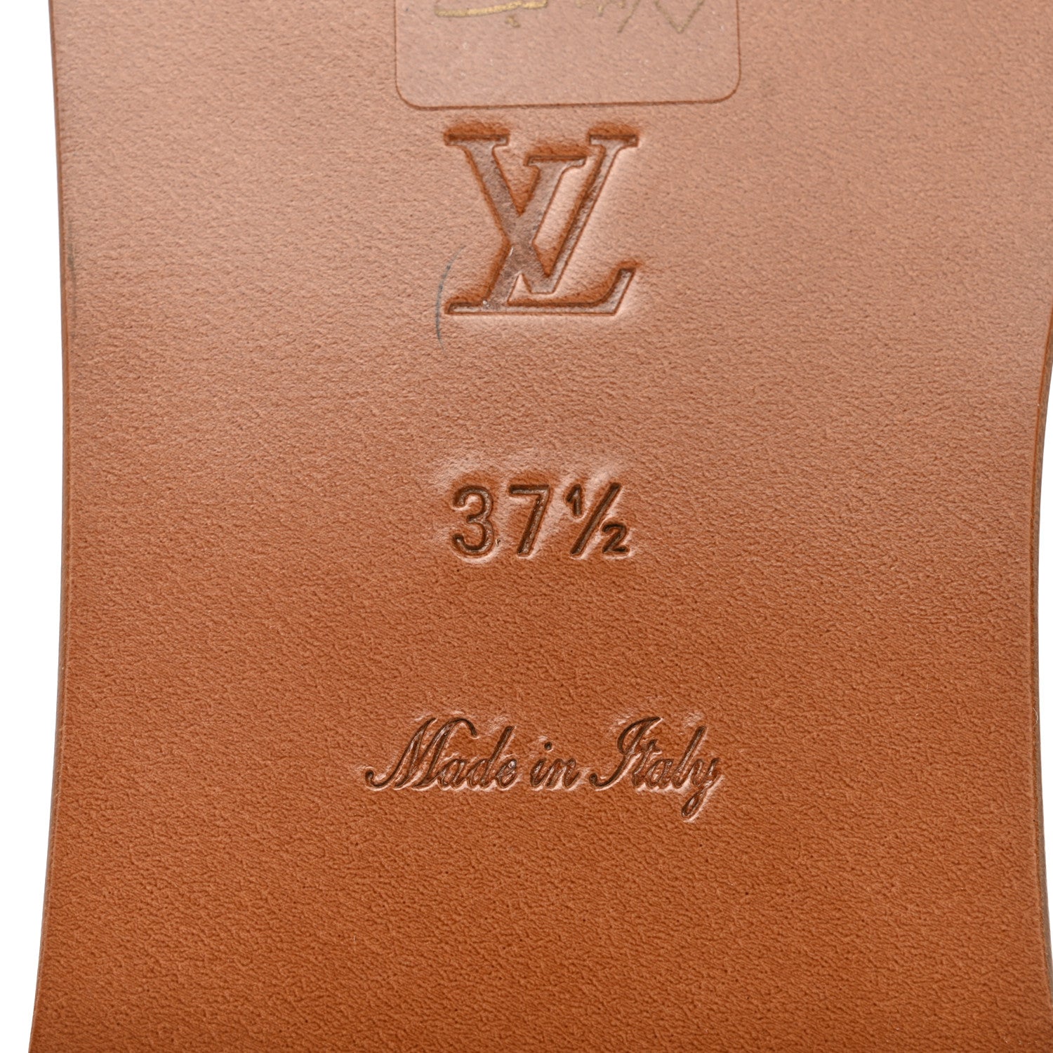 Louis Vuitton Calfskin Lock It Flat Mule 37.5 Black 8 of 9