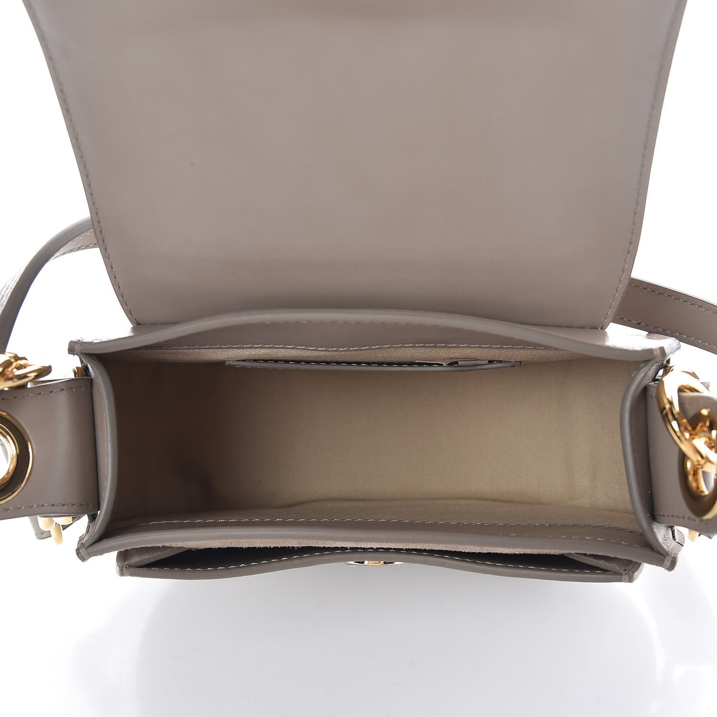 Calfskin Small Tess Bag Motty Grey