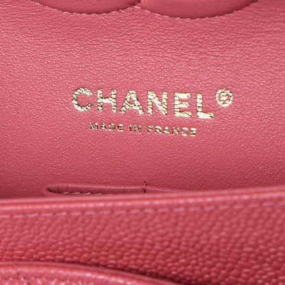 Chanel Caviar Quilted Medium Double Flap Pink 5 of 8