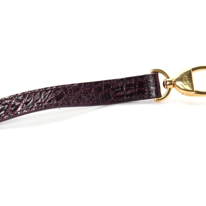 Christian Dior Mink Fur Crocodile Lady Dior Brown 9 of 12