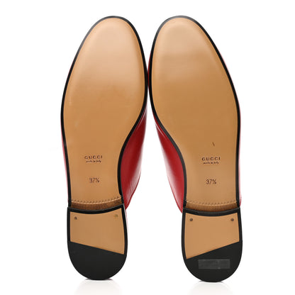 Gucci Malaga Kid Womens Princetown Slippers 37.5 Hibiscus Red 5 of 10