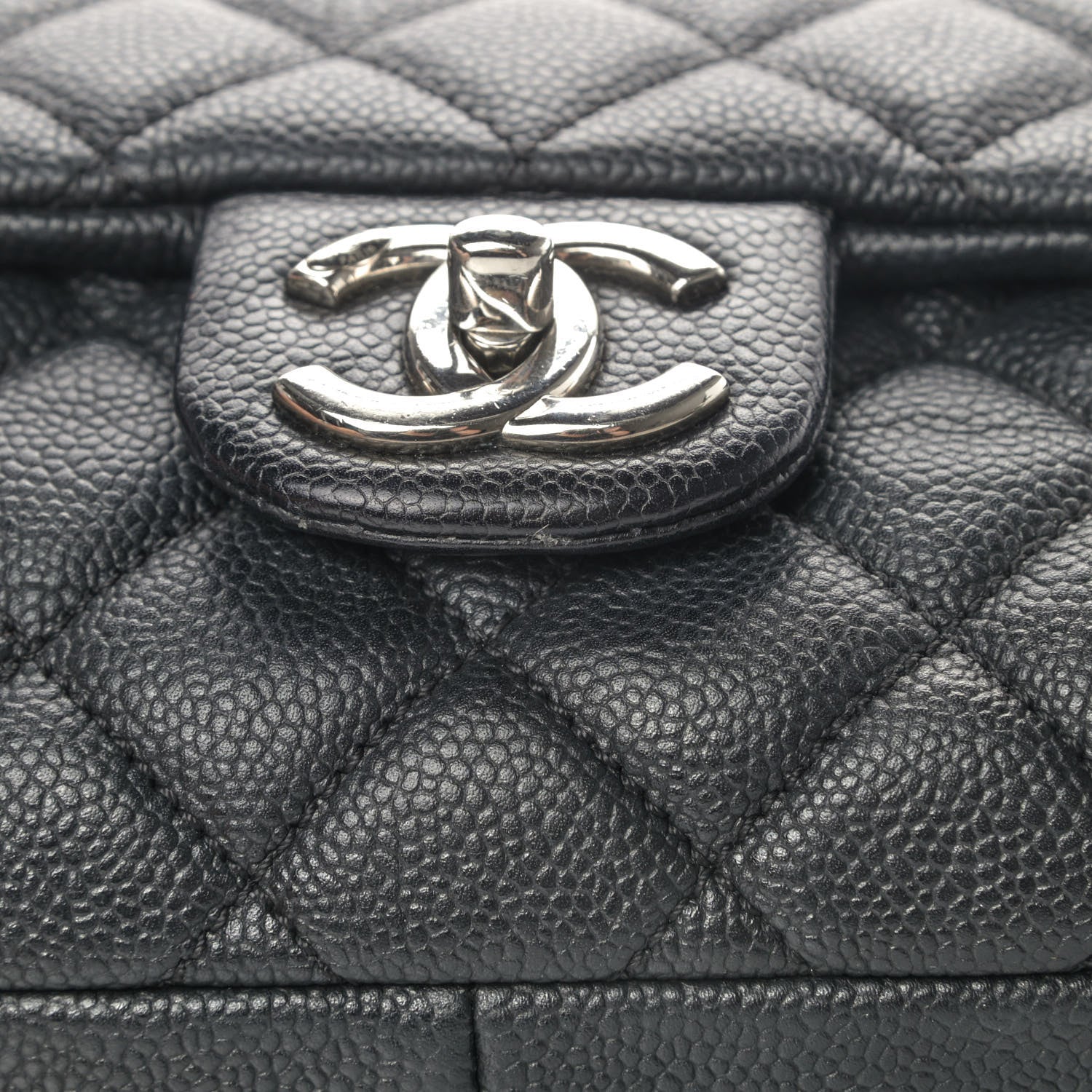 Chanel Caviar Quilted Jumbo Easy Flap Black 5 of 5