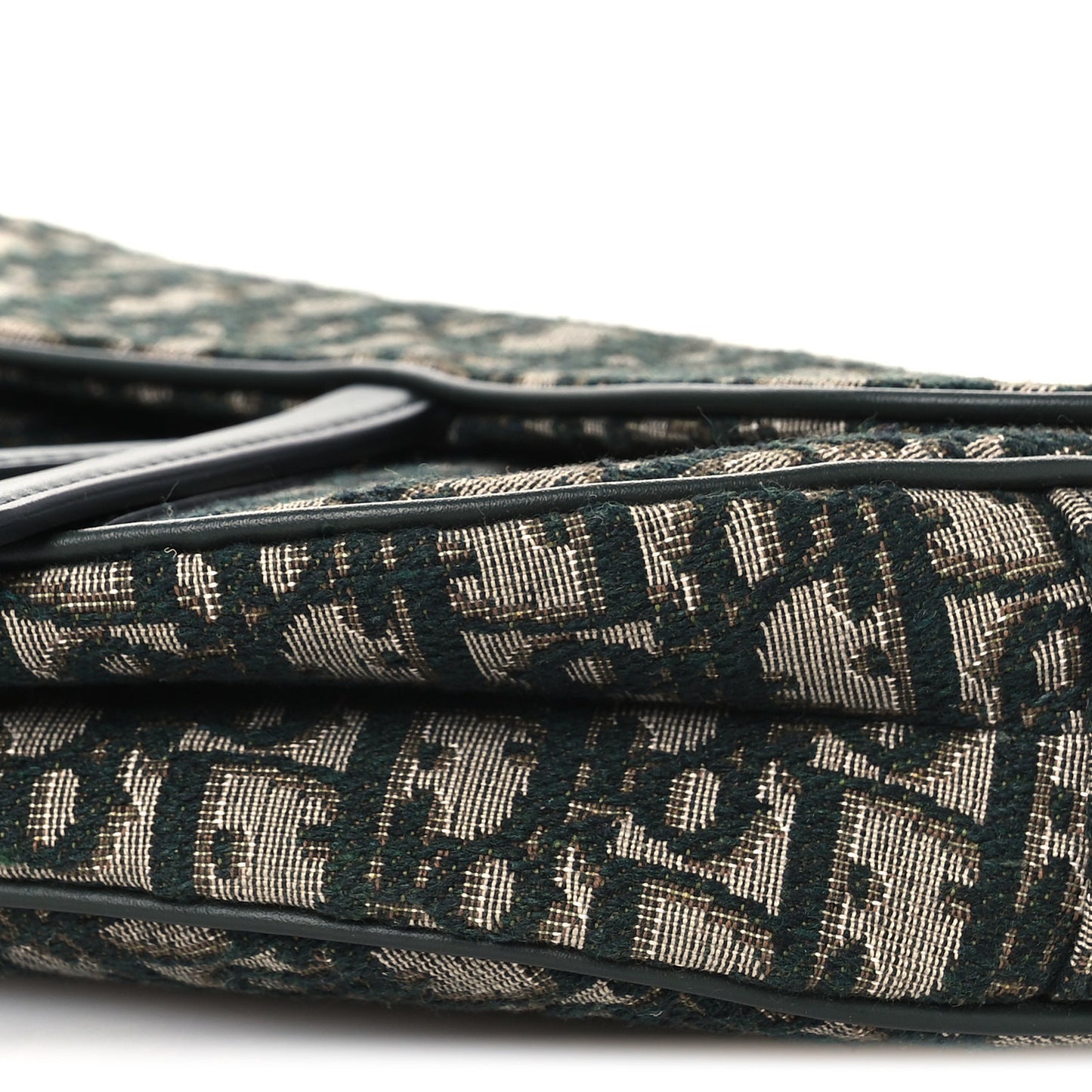 Oblique Saddle Bag Green