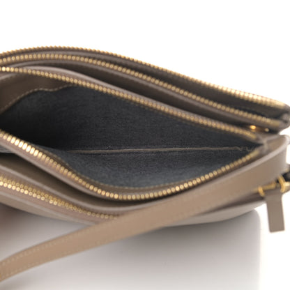 Celine Liege Calfskin Large Trio Crossbody Bag Taupe 5 of 6