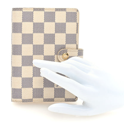 Louis Vuitton Damier Azur Small Ring Agenda Cover 2 of 6