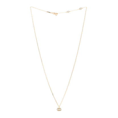 Gucci 18K Yellow Gold Running G Pendant Necklace 3 of 5