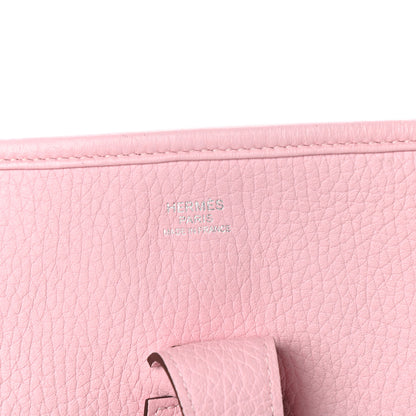 Hermes Taurillon Clemence Evelyne III GM Rose Sakura 6 of 9