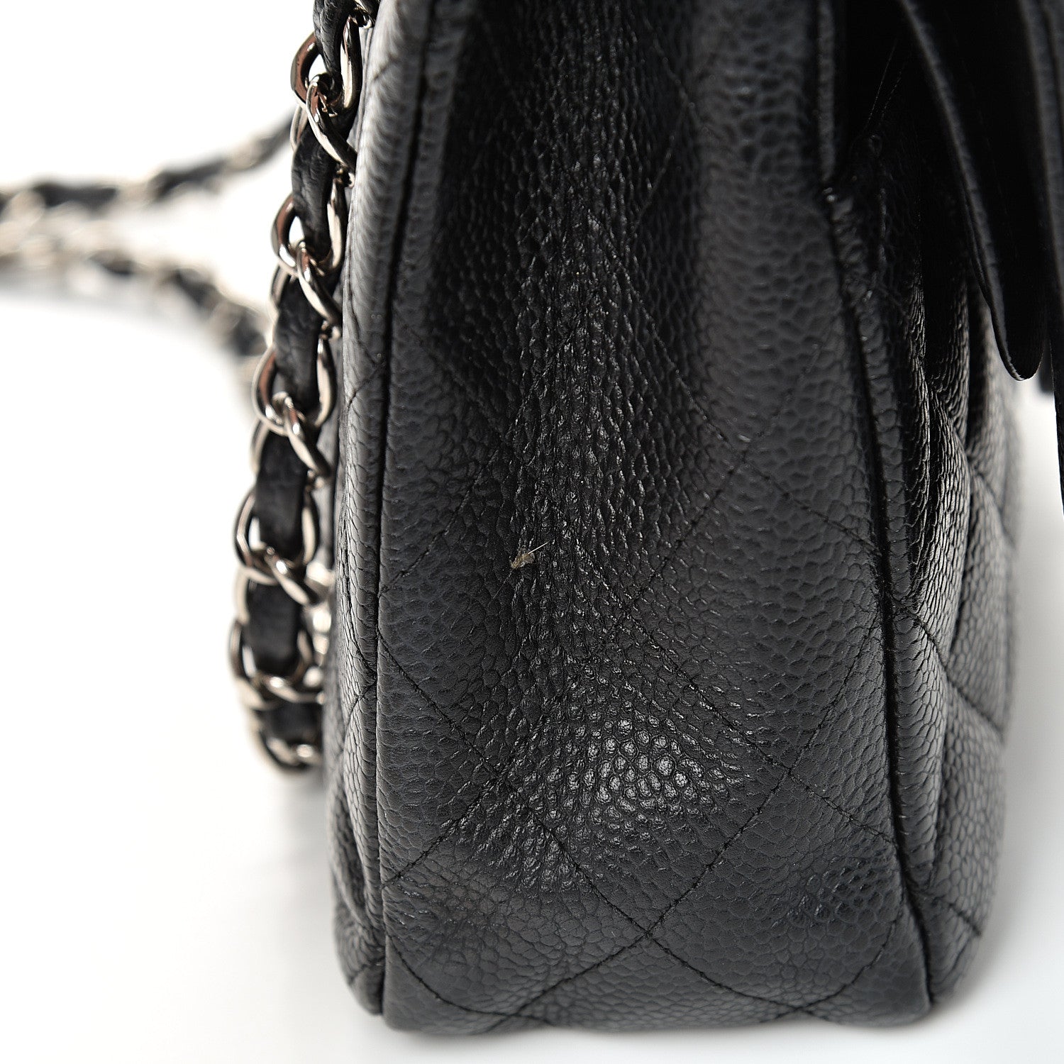 Chanel Caviar Quilted Medium Double Flap Black 17 of 18