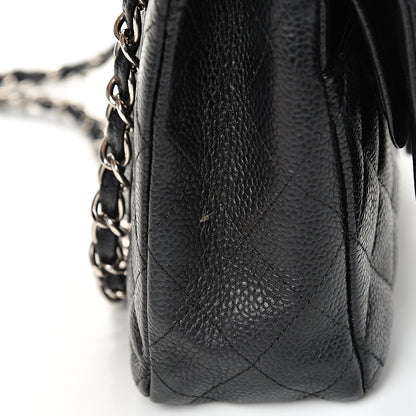 Chanel Caviar Quilted Medium Double Flap Black 17 of 18