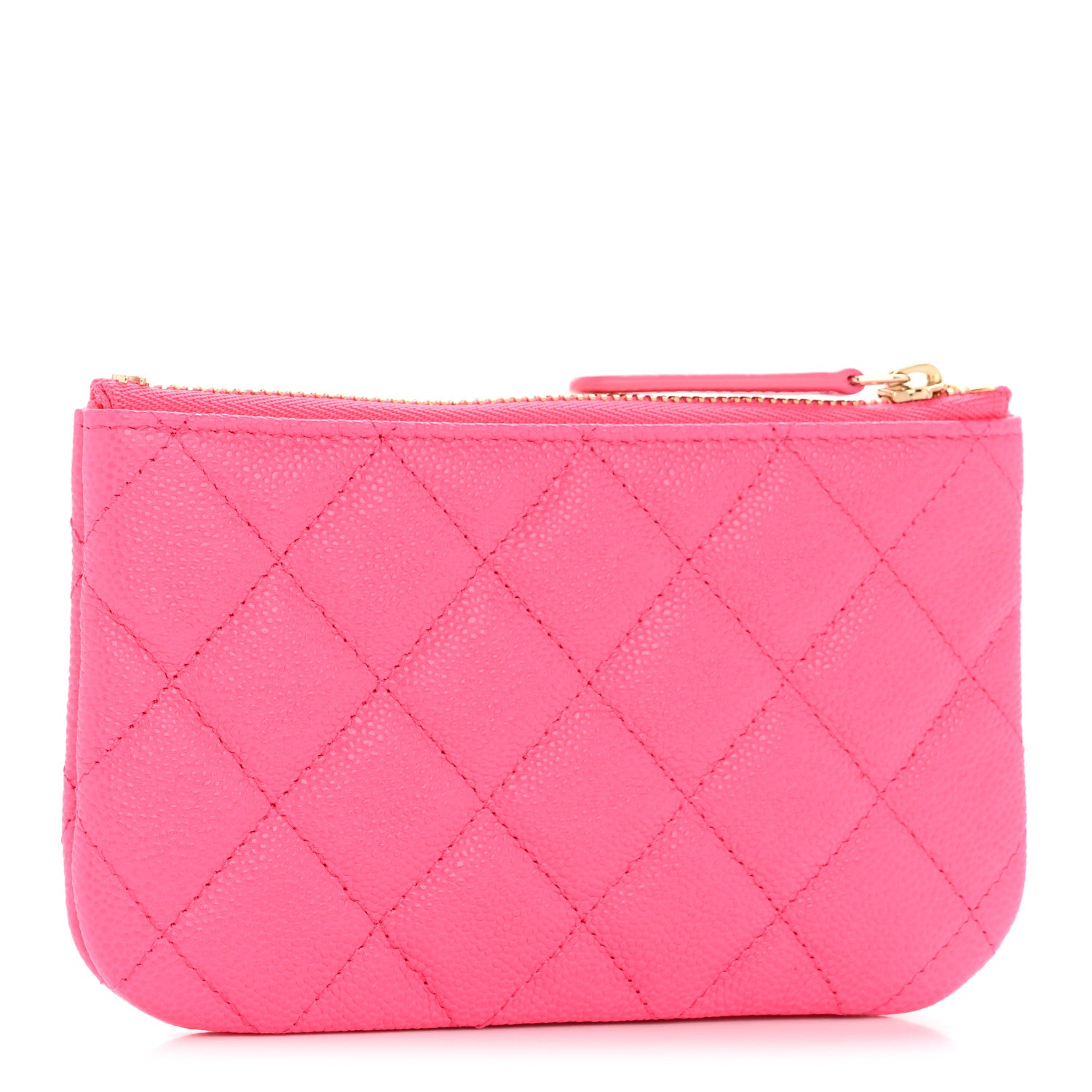 Chanel Caviar Quilted Small Cosmetic Case Fuchsia 3 of 7