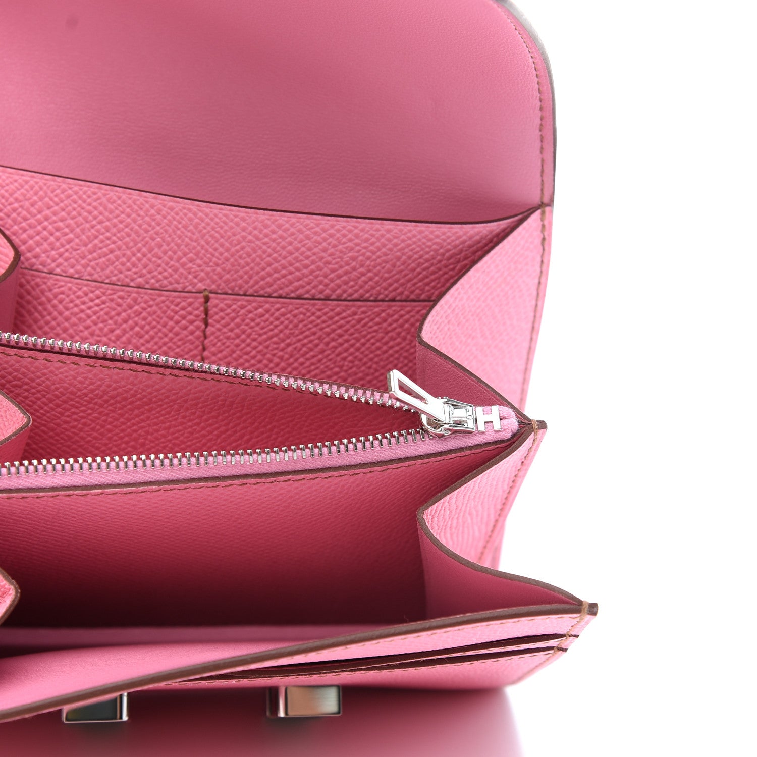 Hermes Epsom Constance Short Wallet 5P Pink 5 of 7