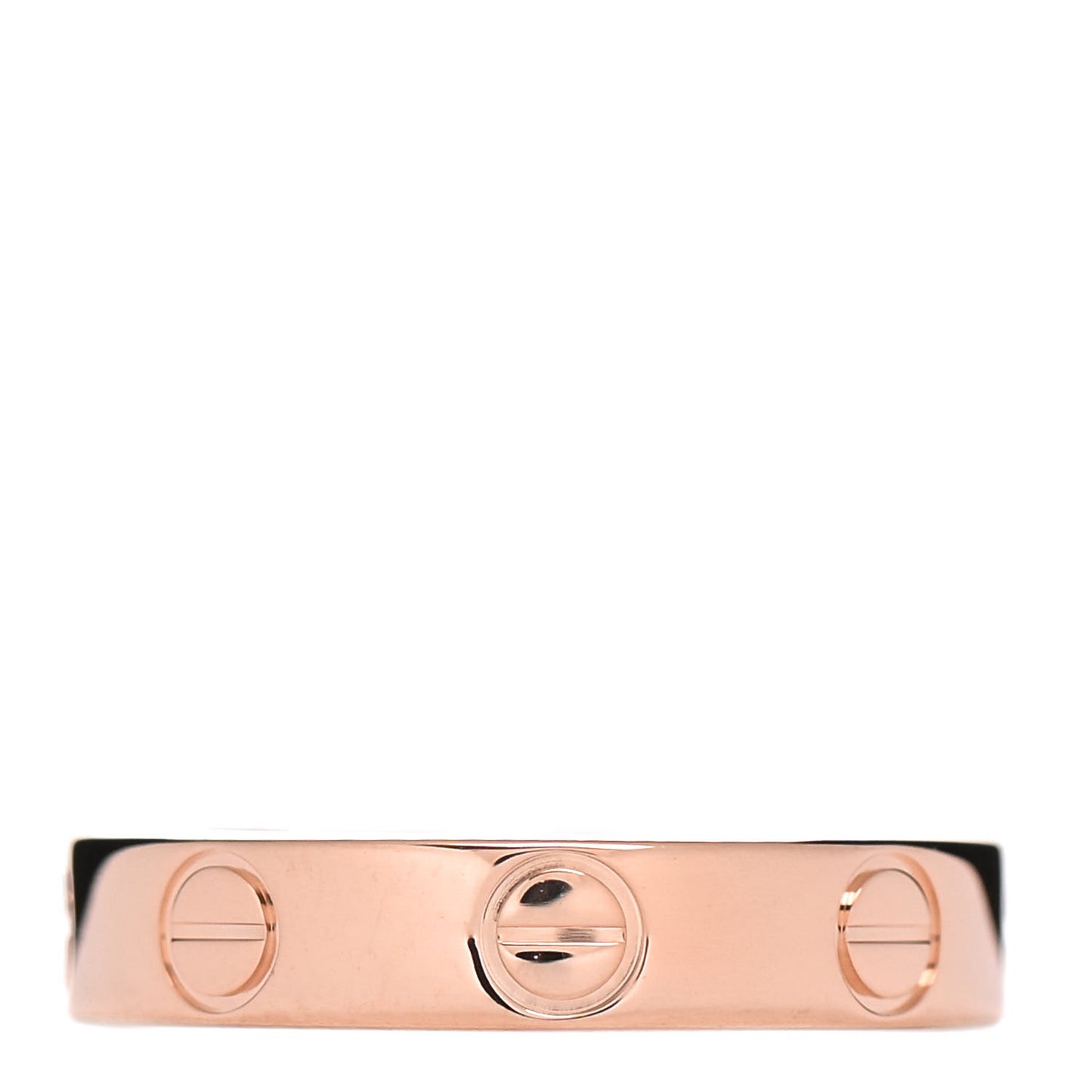 18K Pink Gold 3.5mm LOVE Wedding Band Ring 47 4