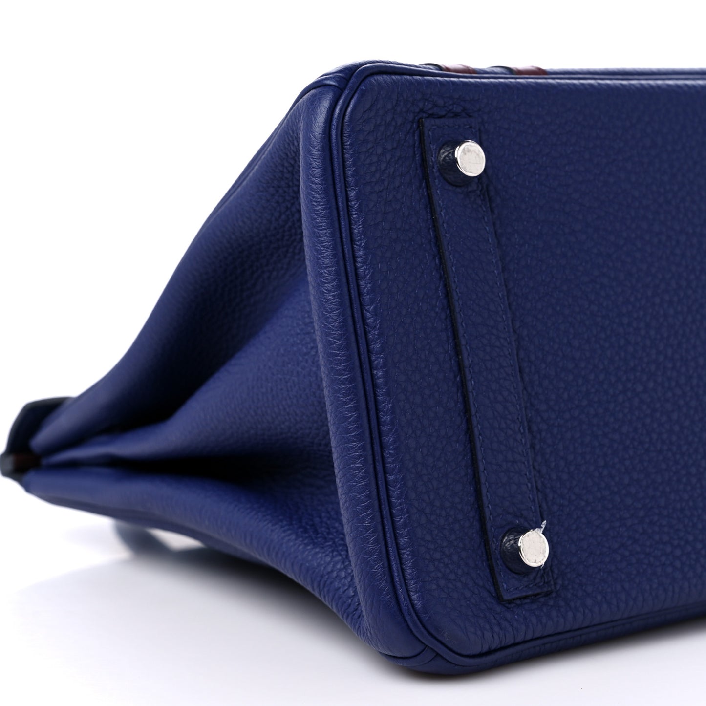 Togo Swift Officier Birkin 30 Bleu Encre Rouge H