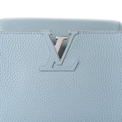 Louis Vuitton Taurillon Capucines MM Ciel 9 of 9