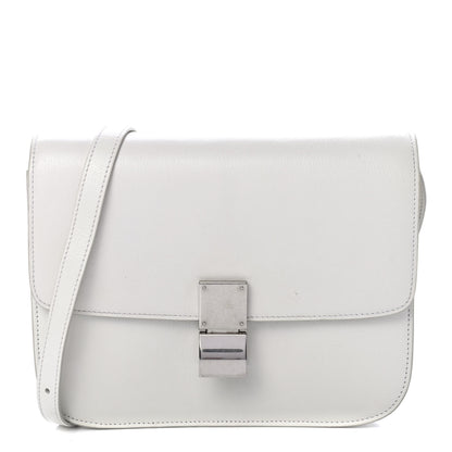 Celine Goatskin Medium Classic Box Flap Bag White 1 of 4