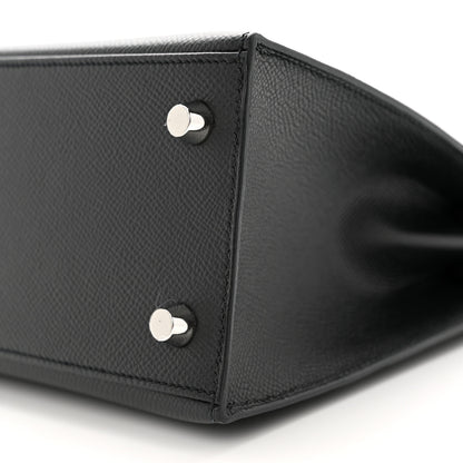 Hermes Epsom Kelly Sellier 25 Black 9 of 13