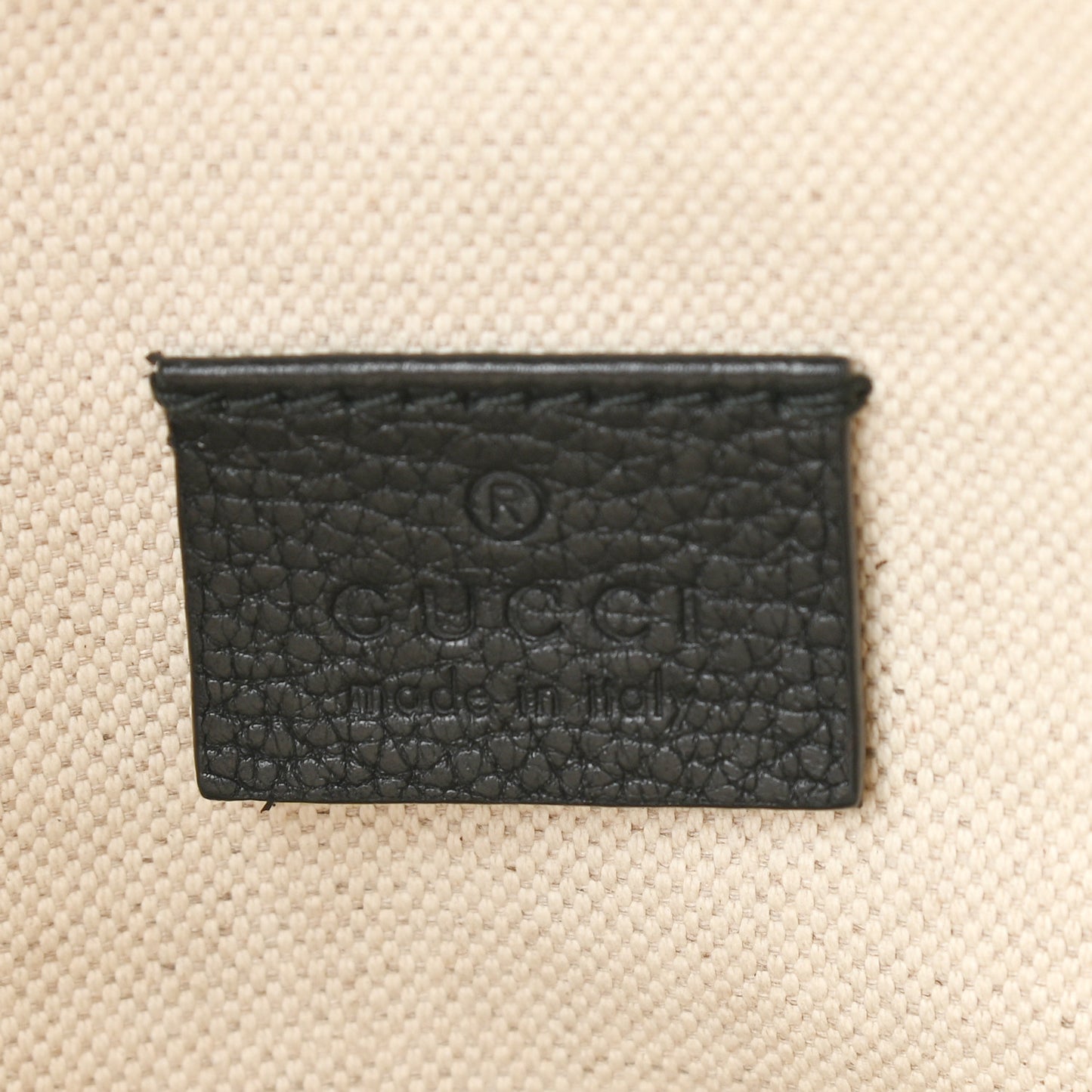 Grained Calfskin Logo Belt Bag Black