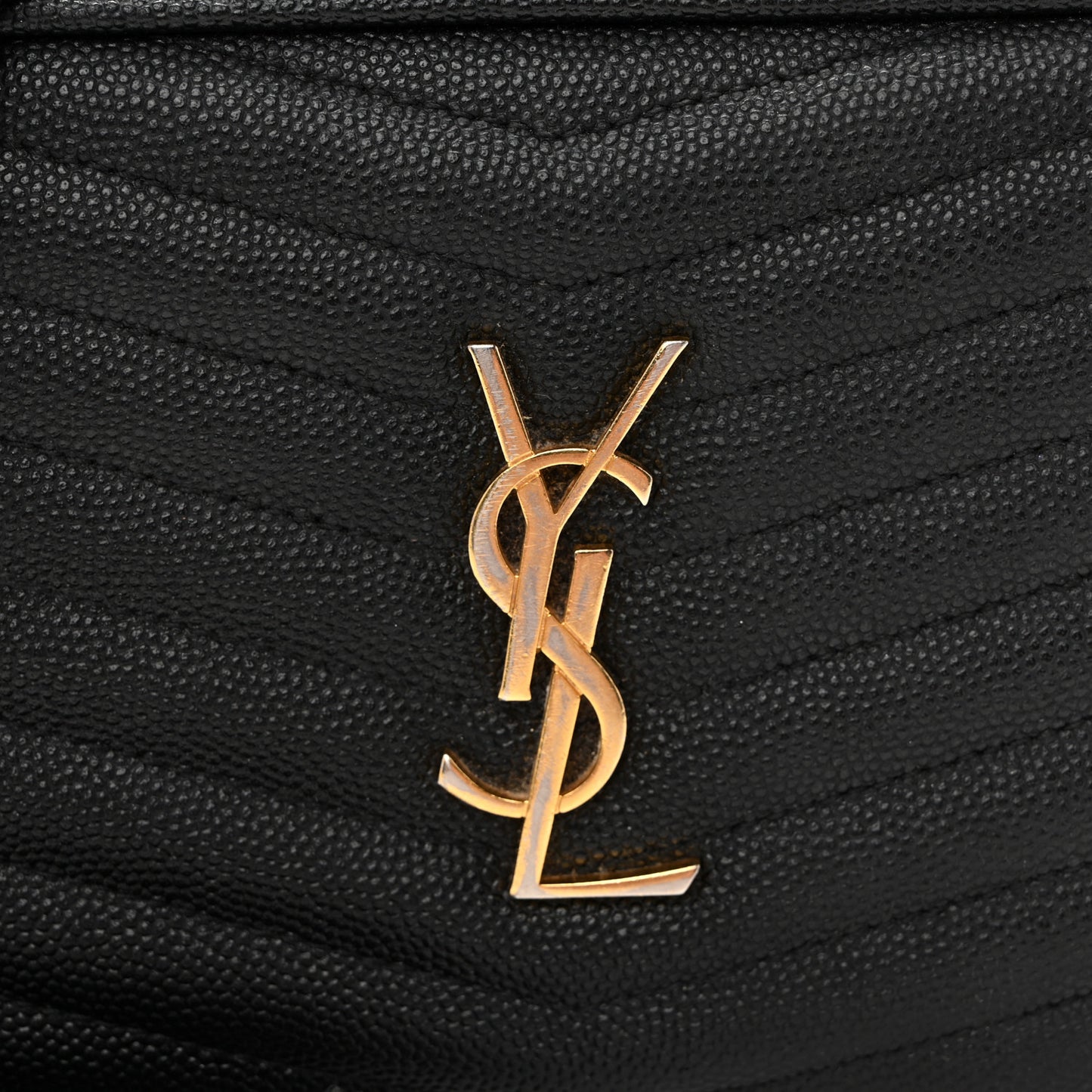 Grain De Poudre Matelasse Monogram Mini Lou Camera Bag Black