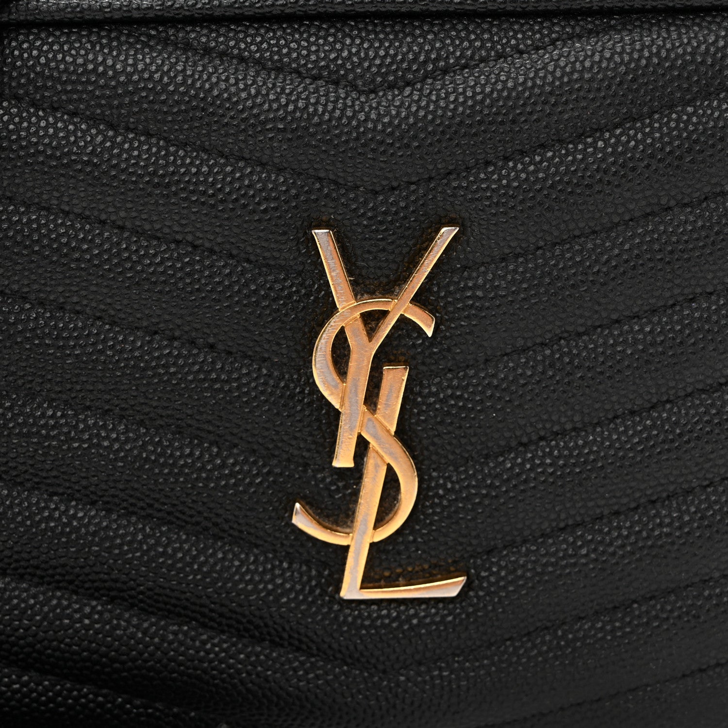 Saint Laurent Grain De Poudre Matelasse Monogram Mini Lou Camera Bag Black 7 of 10