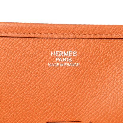 Hermes Epsom Evelyne GM Orange 6 of 13
