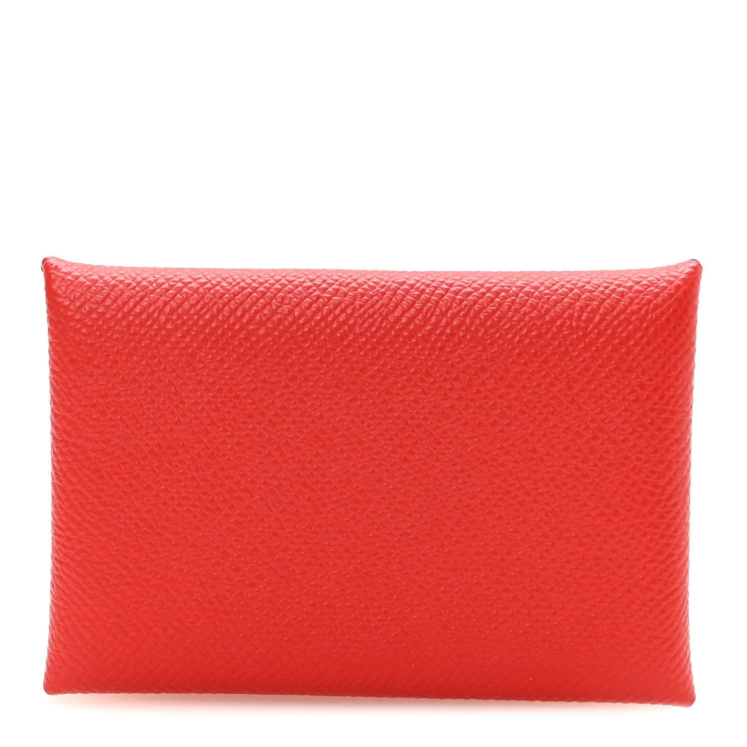 Hermes Epsom Calvi Card Case Rouge De Coeur 1 of 8