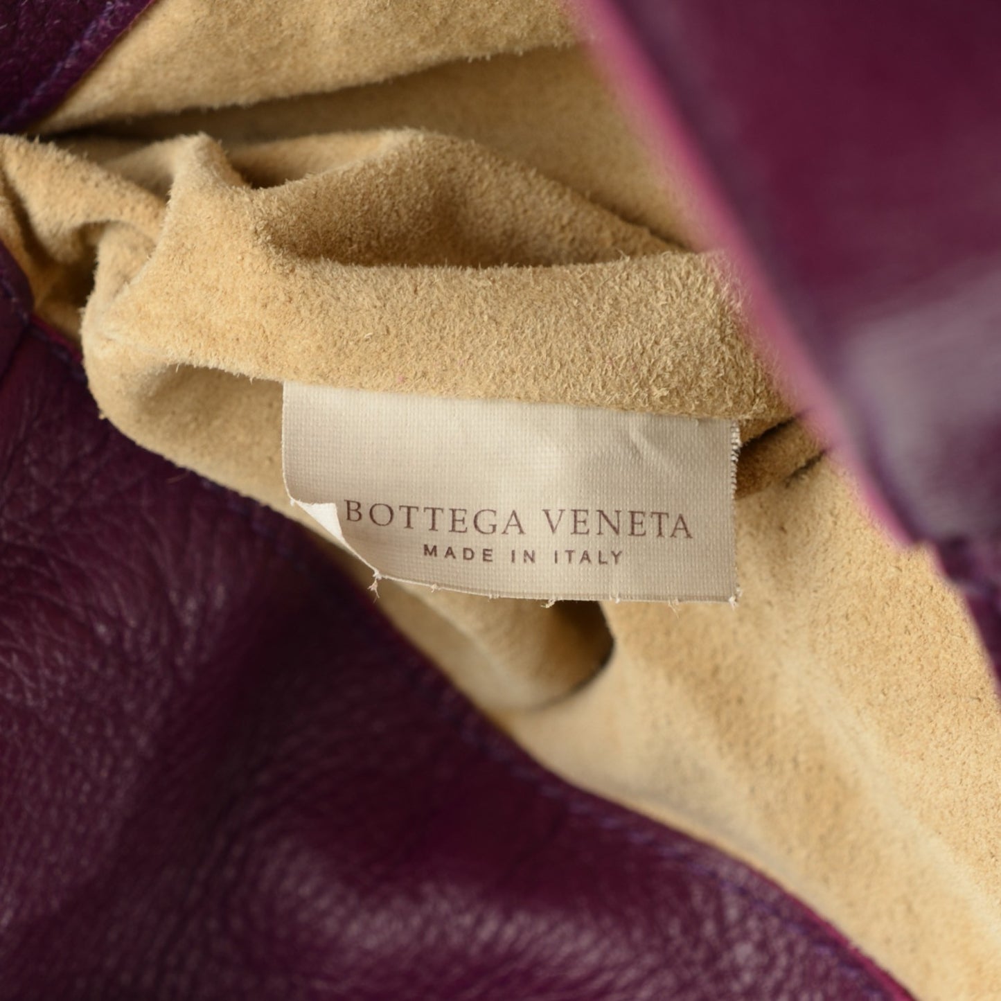 Cervo Deerskin Julie Tote Purple