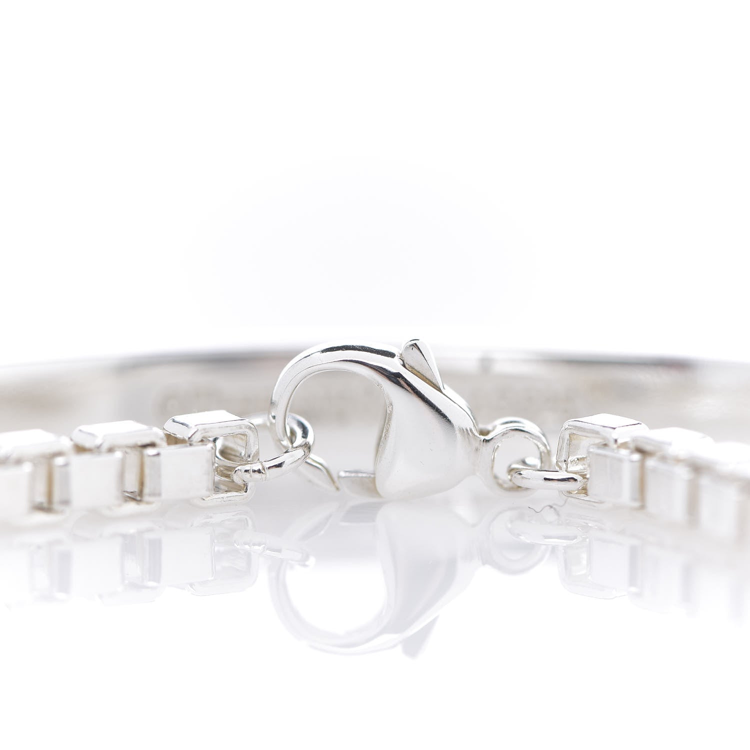 Tiffany Sterling Silver Venetian Link ID Bracelet 5 of 6