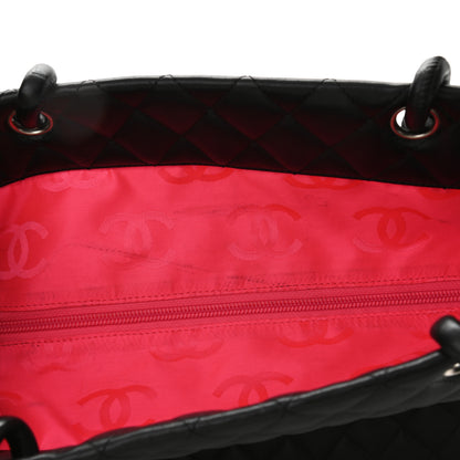 Chanel Calfskin Quilted Large Cambon Tote Black 10 of 13