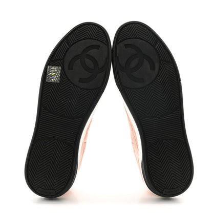 Chanel Suede Womens CC Sneakers 40 Pink 5 of 11