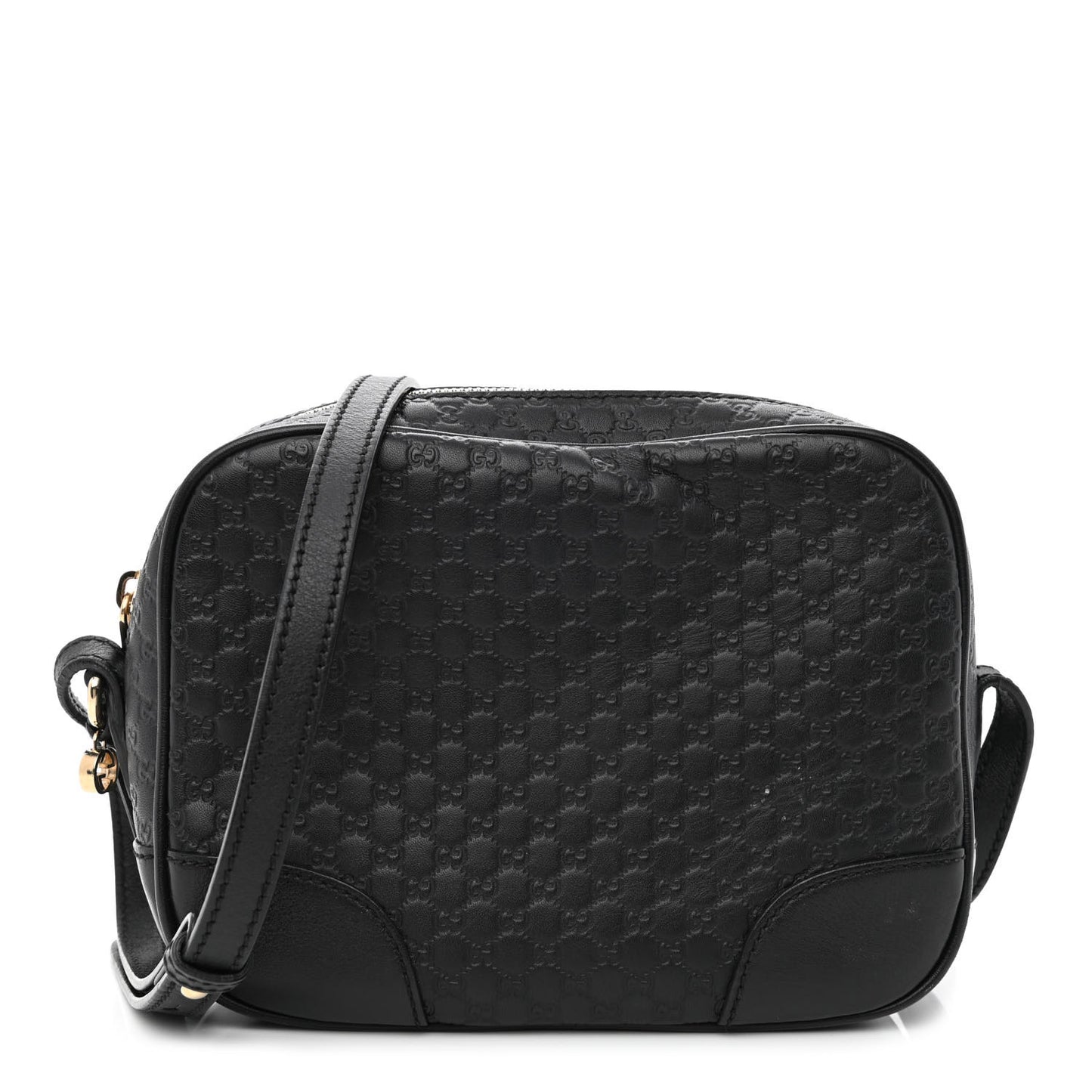 Microguccissima Mini Bree Messenger Bag Black