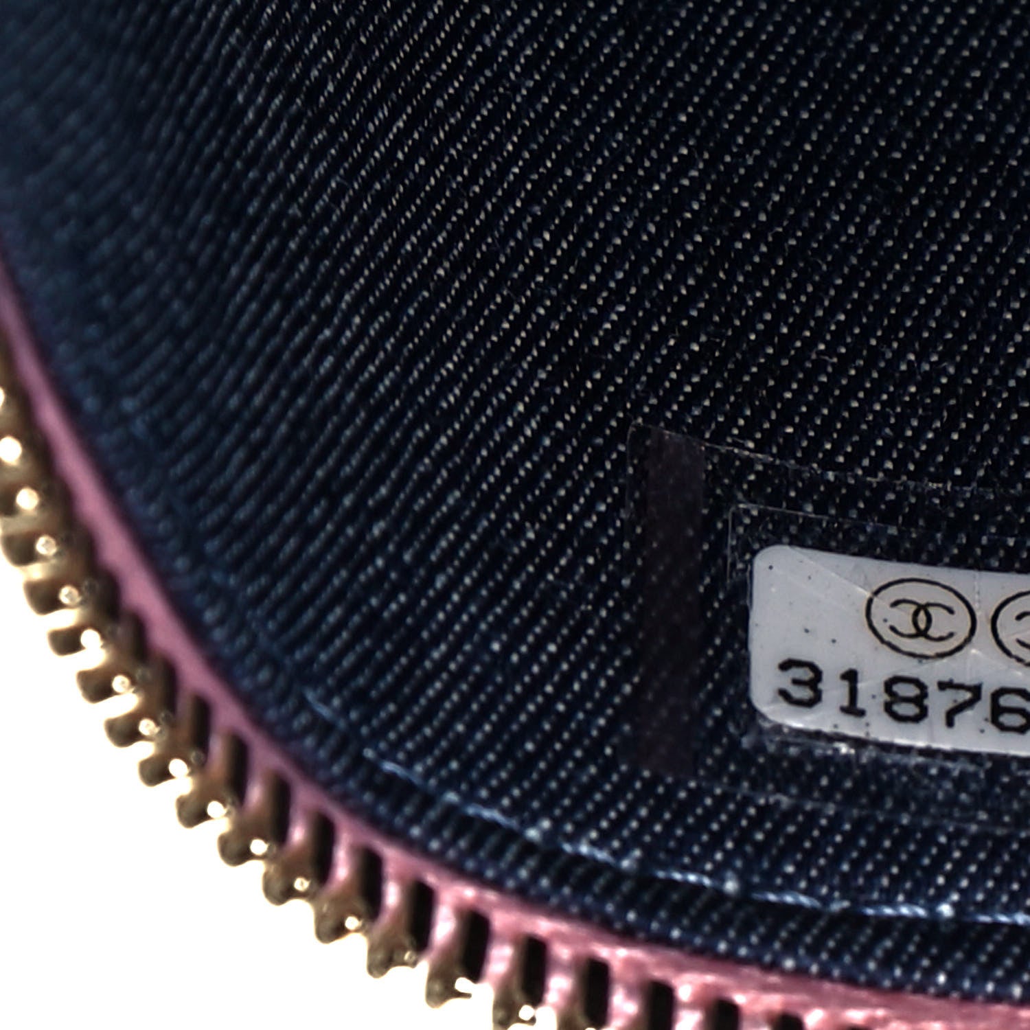 Chanel Lambskin Resin Elegant Chain Vanity Case Pink 9 of 9