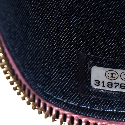 Chanel Lambskin Resin Elegant Chain Vanity Case Pink 9 of 9