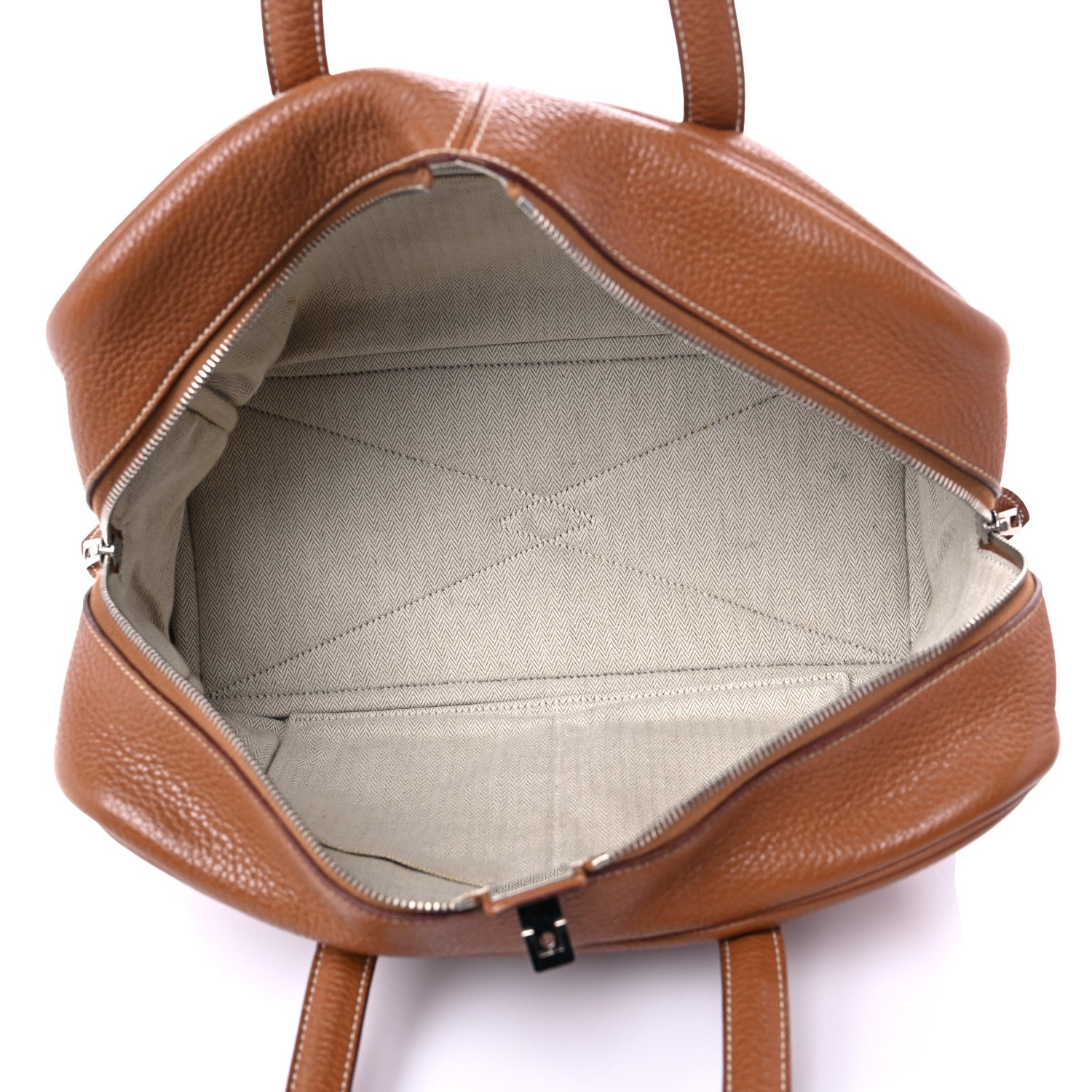 Hermes Taurillon Clemence Victoria II 35 Gold 5 of 21