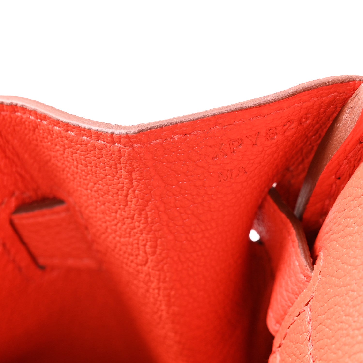 Hermes Togo Birkin 30 Capucine 7 of 11