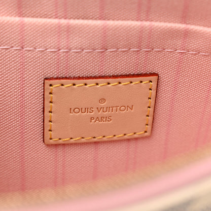Louis Vuitton Damier Azur Neverfull MM GM Pochette Rose Ballerine 6 of 6