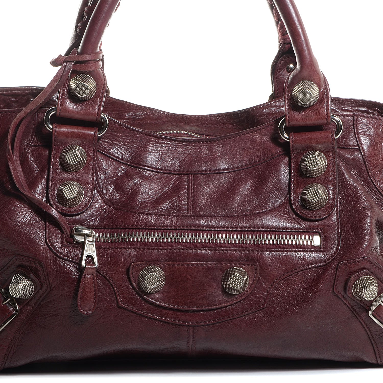 Balenciaga Agneau Giant 21 Silver Hardware Part Time Black Cherry 11 of 11